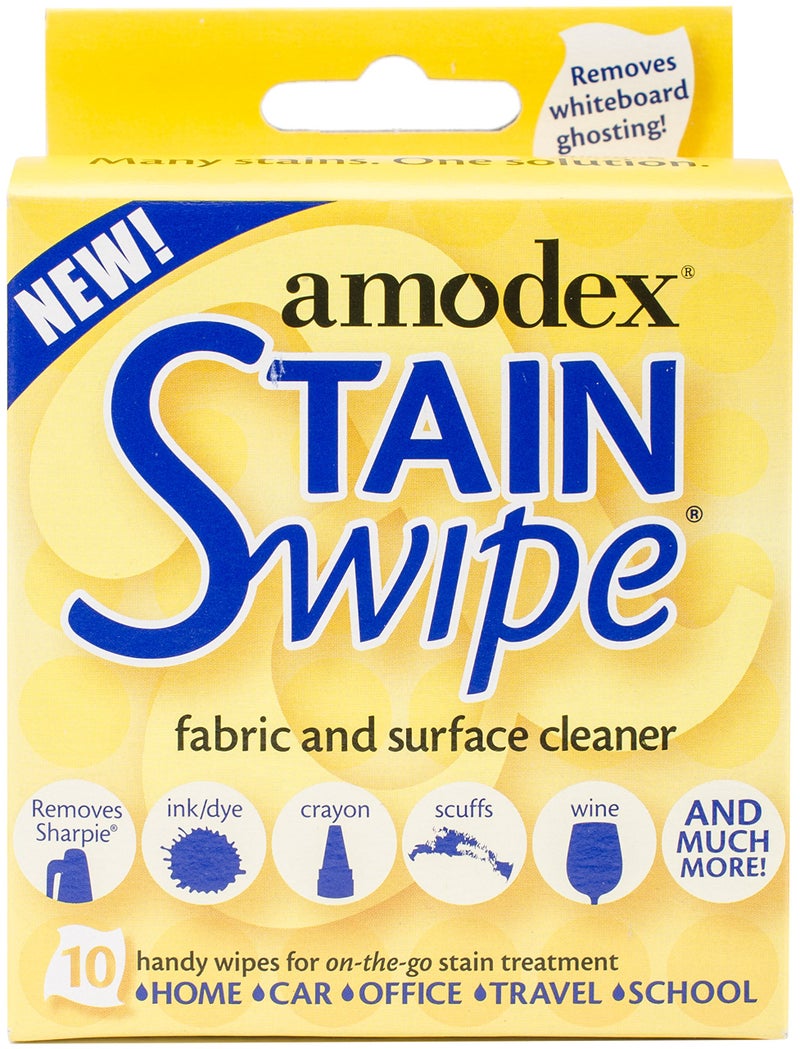 Amodex Products 10029 Stain Swipe Surface Cleaner Towelettes 10/Pkg - Image 1